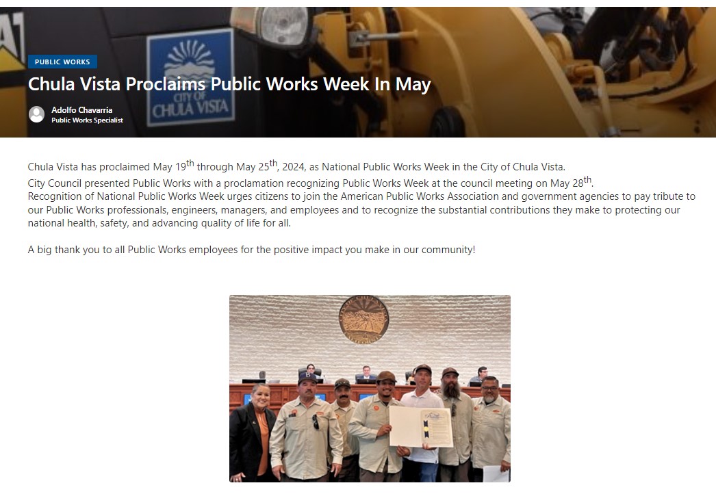 Public Works Newsletter
